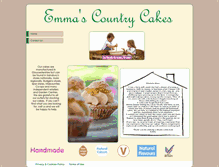 Tablet Screenshot of emmas-countrycakes.co.uk
